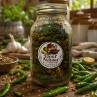 Green Chilli Pickle (Hari Mirch)