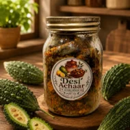 Karela Pickle (Bitter Gourd Pickle)
